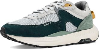 L.L.Bean 1985 Mountain Classic Sneaker Womens Shoes Silver Moon/Shade Teal : 8.5 B - Medium, Synthetic
