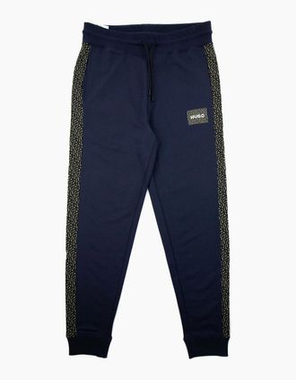 HUGO BOSS Mens Hugo Dacino Side Logo Tracksuit Pants Dark Blue 405 - Navy - Size: 38/Regular