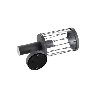 Lindby Lindby - L&aacute;mpara De Pared Exterior yonan En Negro Acero