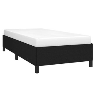 Berkfield Home Durable Bed Frame Black 90x190 cm Single Fabric