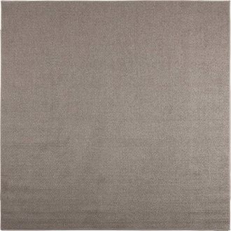 vidaXL Alfombra Interior Lugo Crema Y Taupe 120 X 120 Cm Poli&eacute;ster Vidaxl