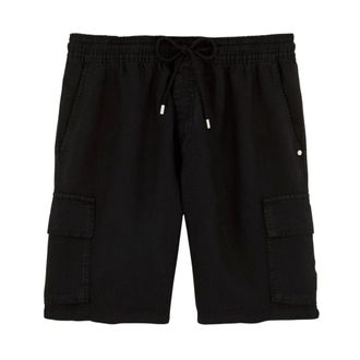 Vilebrequin Baie Bermuda Shorts - Heren - Korte broeken - Zwart - Maat: 2XL Linnen
