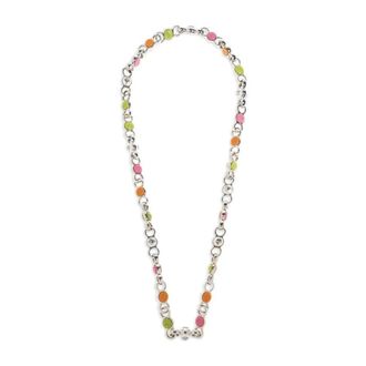 Casablanca Ketting met Emaille Bedels - Heren - Kettingen - Veelkleurig - ONE Size - Accessoires