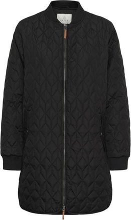 Kaffe Winterjassen - Dames - Winterjassen - Zwart - 2XL - Jassen