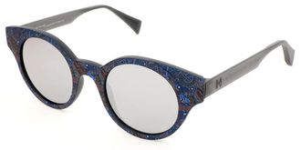 Italia Independent II IS038 DRG.149 Womens Sunglasses Blue Size 47