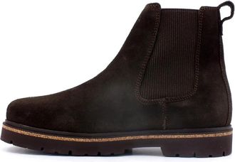 Birkenstock Chelsea Enkellaarsjes - Dames - Chelseaboots - Bruin - 39 EU - Leer - Schoenen