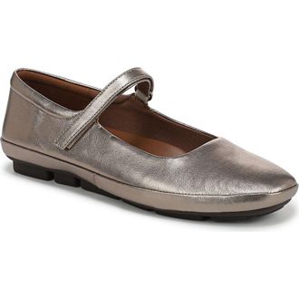 Naturalizer Behold Mary Jane Flat in Warm Silver at Nordstrom Rack, Size 6.5