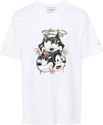 Iceberg x Felix the Cat cotton T-shirt - men - Cotton - S - White