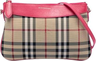 Burberry Borsa a tracolla in nylon Pre-owned - - Pre-owned - Donna - Beige - ONE SIZE