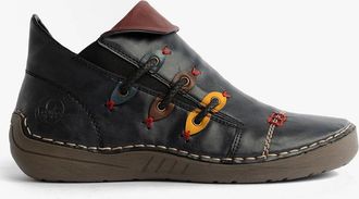 Rieker Womens Rieker 72581-14 Womens Boots Blue - Black - Size: 4