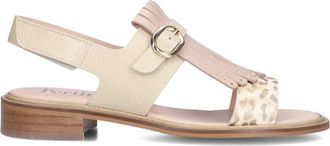 Pertini Schoenen, Dames, Beige, 40 EU, Leer, Stijlvolle sandalen voor zonnige dagen
