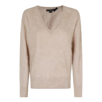 Seventy Jersey con cuello en V - Knitwear - Mujer - Beige - S