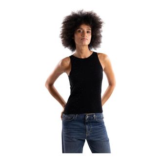 Marella Baldi Knit Tank - Tops - Mujer - Negro - M