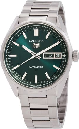 Tag Heuer Carrera Day-Date Automatic Green Dial Watch WDA2115.BA0043