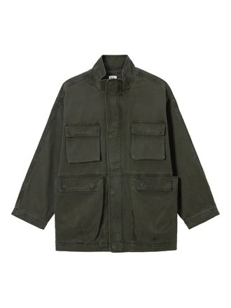 B+ab multi-pockets cotton military jacket - women - Cotton - S - Green