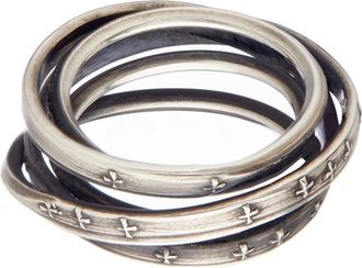 Werkstatt M&uuml;nchen Anello Wound Unite - - Accessories - unisex - Grigio - S