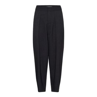 Inwear Toelopende broek - Dames - Broeken - Grijs - Maat: 3XL Leer