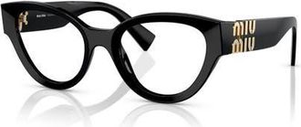 Miu Miu 52mm Phantos optical glasses in Black at Nordstrom