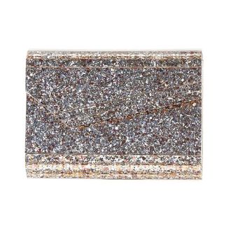 Jimmy Choo London Clutch Candy con purpurina - Bags - Mujer - Rosa - ONE SIZE