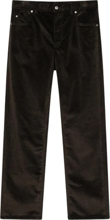 Loewe Corduroy Broeken - Heren - Straight fit broeken - Bruin - M - Katoen - Broeken