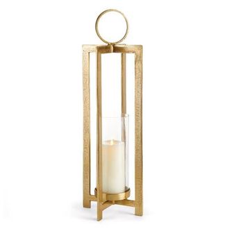 Napa Home & Garden Asola Lantern in Gold at Nordstrom, Size Large