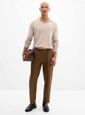 Le 31 Mens Pleated chinos Reykjavik fit - Tapered with pleats