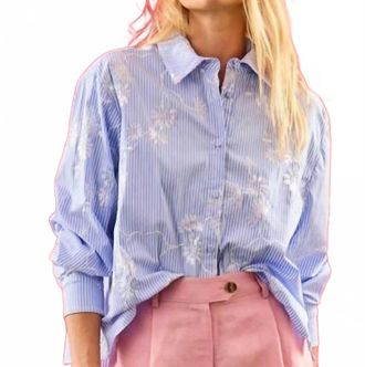 Hunter Bell Hudson Shirt In Sullivan Stripe