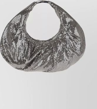 Benedetta Bruzziches slouchy metallic mesh shoulder bag