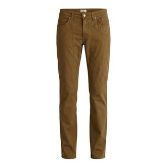 Jeckerson Slim-fit Trousers, male, Brown, Size: W36 John Slim Fit 5-Pocket Trousers