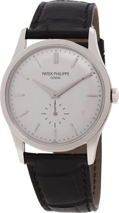 Patek Philippe Pre-owned Patek Philippe Calatrava Hand Wind Mens Watch 5196G