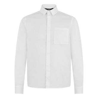 K-Way K-Way, Formal Shirts, male, White, Size: 2XL Long-Sleeve Cotton Shirt