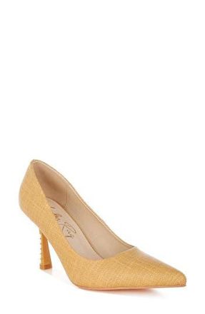 London Rag Zuzana Pointed Toe Pump in Beige at Nordstrom Rack, Size 6.5