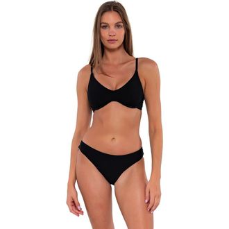 Sunsets Brooke U-Wire Bikini Swimsuit Top in Black at Nordstrom, Size Xx-Large