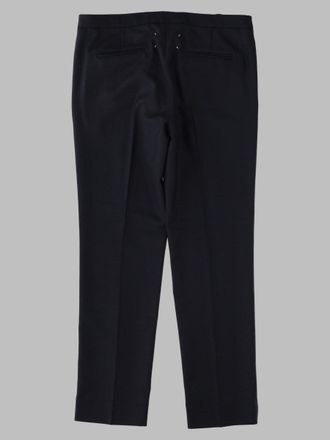 Maison Margiela Virgin Wool Tailored Trousers - Blue