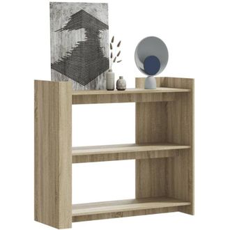 vidaXL Tavolo Consolle Rovere Sonoma 100x35x90 cm in Legno Multistrato - Vidaxl