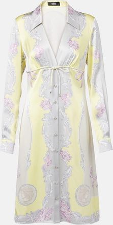 Versace Abito chemisier Medusa Cameo in twill di seta