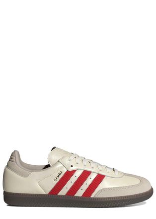 adidas Samba OG Leather Sneakers - Cream - 6.5 (IT39.5 / UK6.5)