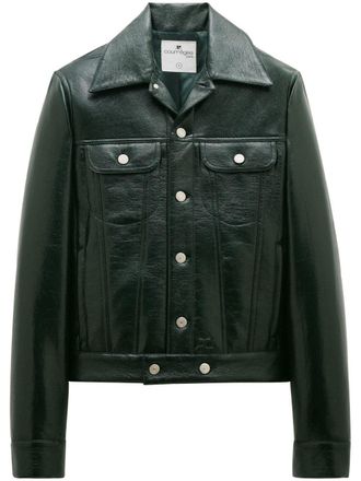 Courr&egrave;ges Giacca V Trucker - Verde