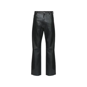 Maison Margiela Leather-effect Trousers