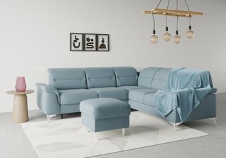 Sit&more Ecksofa »Sinatra L-Form« optional mit Kopfteilverstellung und Armteilfunktion
