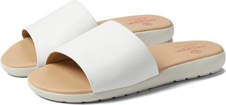 Marc Joseph New York Emery Ave Sandal Womens US 5 White Slip-On Slide KHD1229