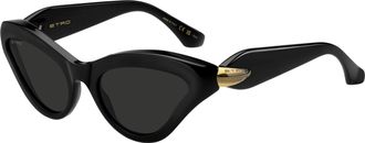 Etro DROP 807/IR Womens Sunglasses Black Size 55