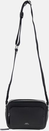 A.P.C. Black Logo Crossbody Bag