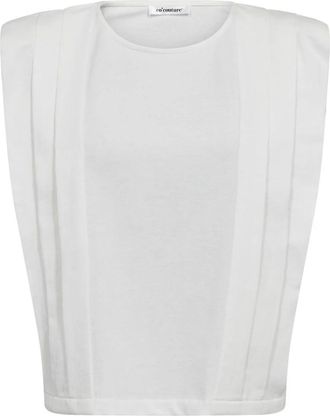 Co'Couture Selma Smock Strap Top - Dames - Tops zonder mouwen - Wit - XL - Tops