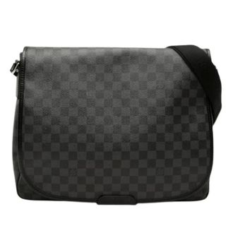 Louis Vuitton Pre-owned Daniel GM - Heren - Pre-owned - Grijs - Maat: ONE Size Leer