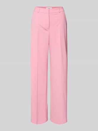Comma Stoffhose aus Viskose-Mix mit Ges&auml;&szlig;leistentasche in Pink, Gr&ouml;&szlig;e 34