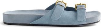 Madewell The Cambrea Double Strap Sandal in Serene Blue at Nordstrom, Size 7.5