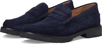 Cole Haan Treena Lug Loafers Womens Shoes Midnight Moon Suede : 7 B - Medium, Leather