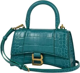 Balenciaga Pre-owned Vintage Mini Handbag - Dames - Vintage Mini Tas - Groen - ONE Size - Leer - Vintage