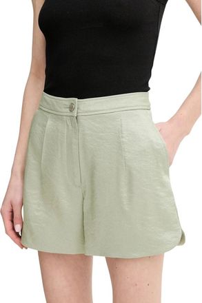 Guess Camille Tailored Shorts - Dames - Bermuda - Groen - XL - Polyester - Korte Broeken